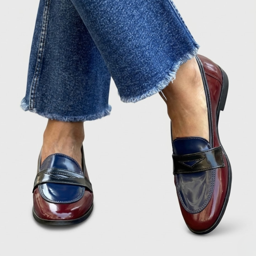 Claudia™ | Mocassins à Contraste | Maya Deauville