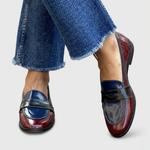 Claudia™ | Mocassins à Contraste | Maya Deauville