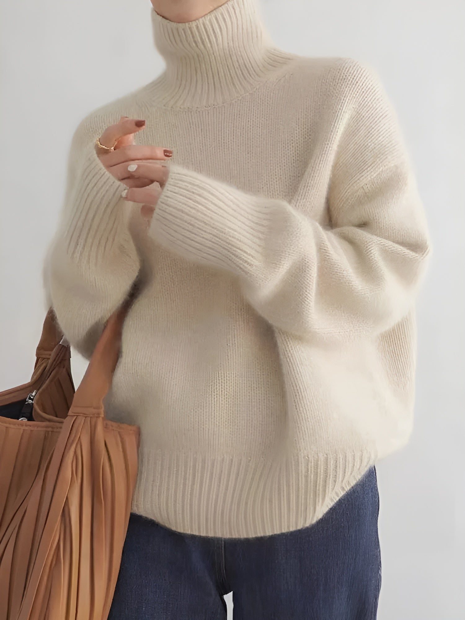 Emma™ | Pull à Col Roulé Doux | Maya Deauville