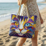 Cabas de plage matelassé – Cattitude