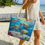 Cabas de plage matelassé – Marina Turtle