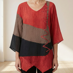 Rita – Blouse décontractée à V | Maya Deauville