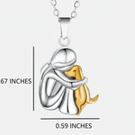 Olivia™ – Collier avec pendentif en forme de chien | Maya Deauville