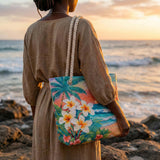 Cabas de plage matelassé – Tropical Spirit