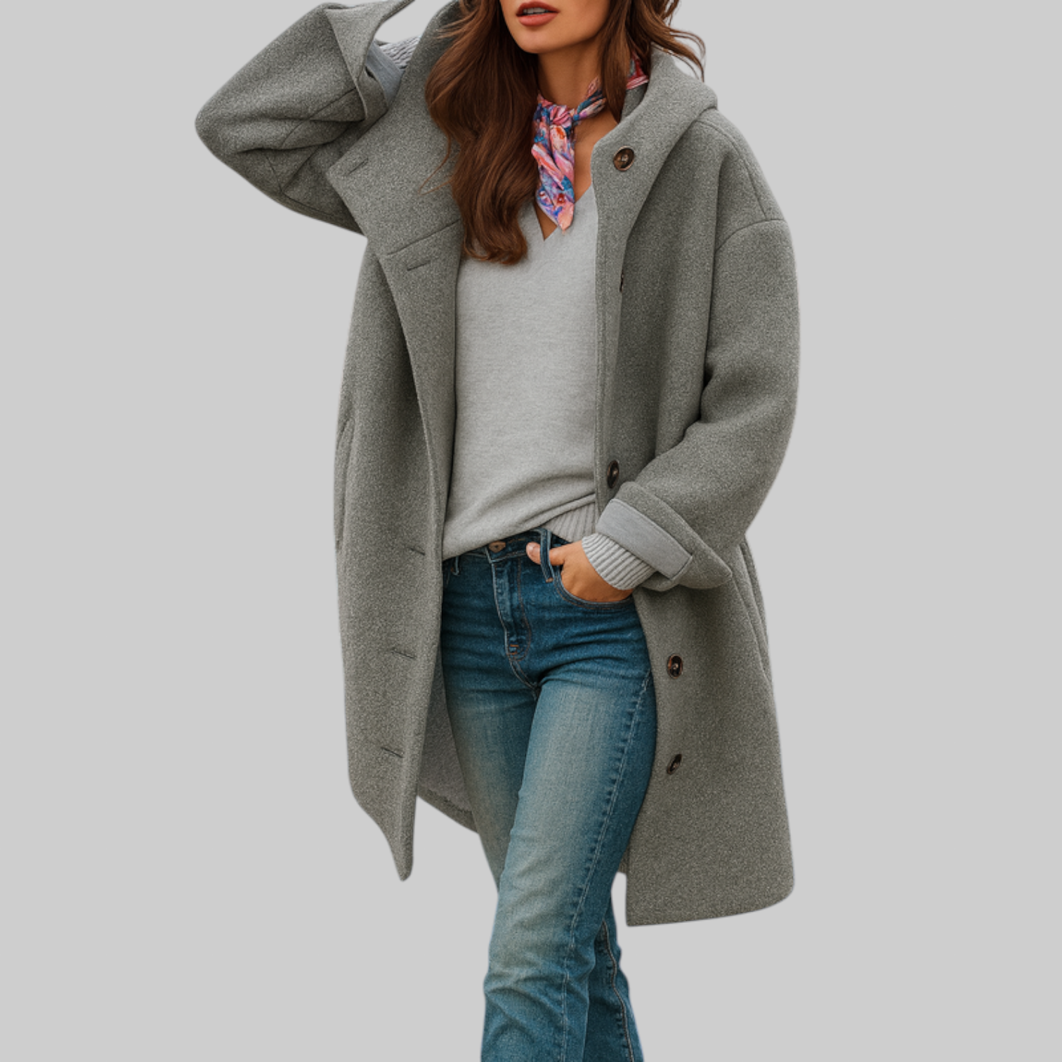 Freja | manteau quotidien, de longueur moyenne et confortable | Maya Deauville