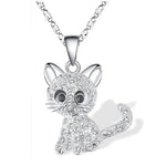 Collier en Zirconia Coloré avec Monture en Argent | Maya Deauville