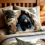 Housse de coussin matelassée – Tanière festive
