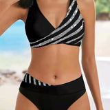 Mona – Bikini imprimée aux teintes chaudes | Maya Deauville
