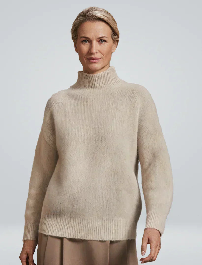 Emma™ | Pull à Col Roulé Doux | Maya Deauville