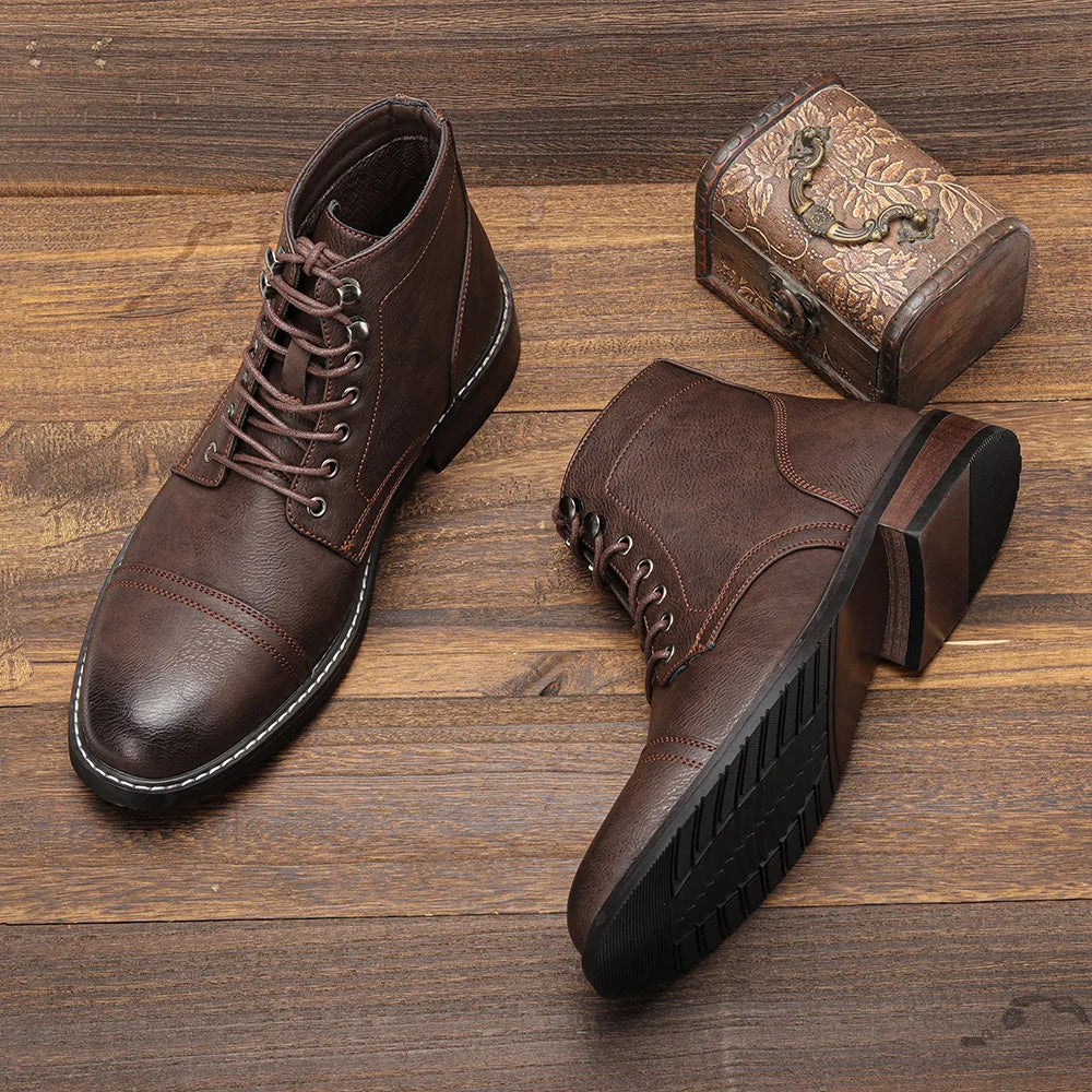 Michel™ | Vintage chaussures en cuir | Maya Deauville