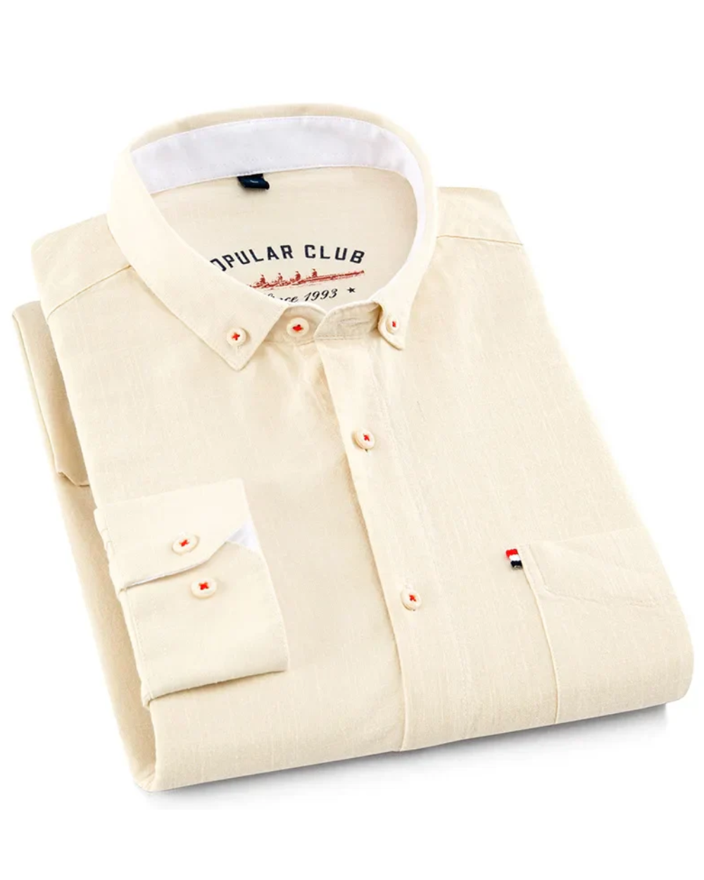 Arthur™ | Chemise homme en lin légère et élégante | Maya Deauville