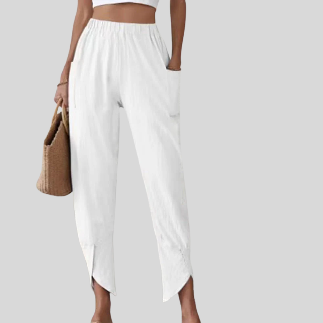 Essari | Pantalon à Ourlet Fendu | Maya Deauville