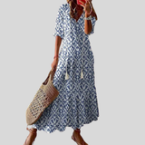 Michaela™ | Robe bohème flatteuse | Maya Deauville