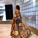 Faye™ | Robe imprimée bohème | Maya Deauville