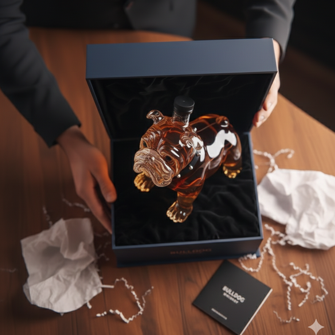 Carafe à whisky – Édition Bulldog | Maya Deauville