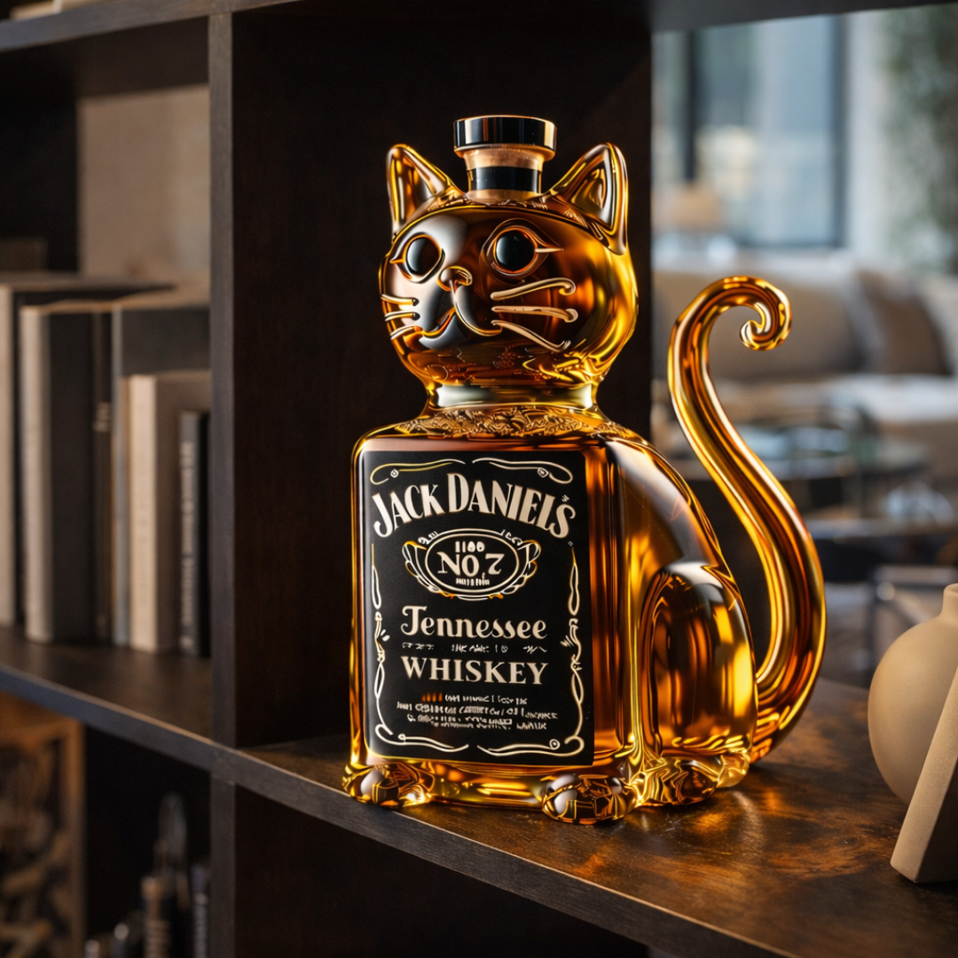 Carafe à whisky – Édition Chat | Maya Deauville