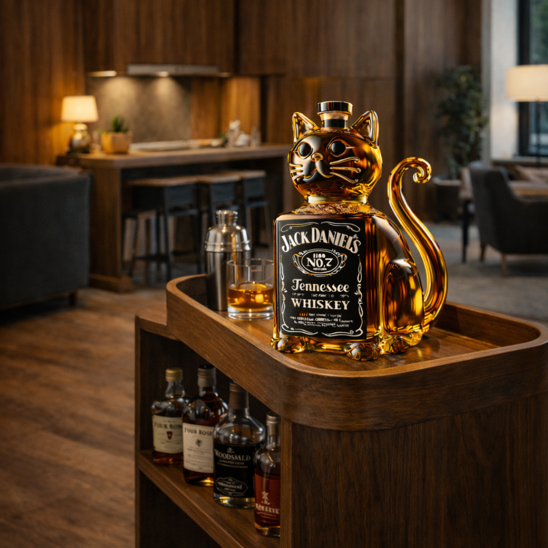 Carafe à whisky – Édition Chat | Maya Deauville