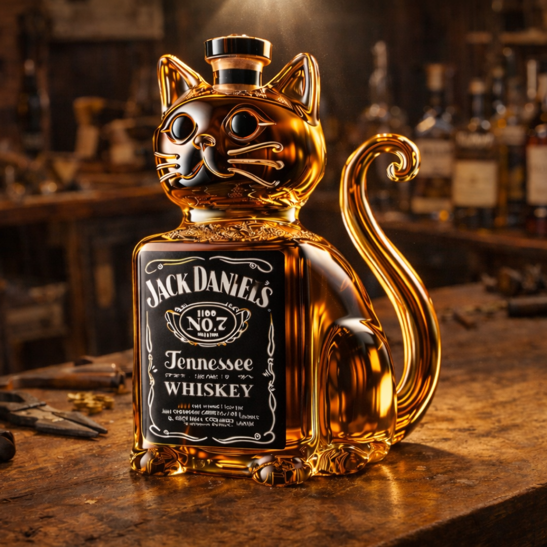 Carafe à whisky – Édition Chat | Maya Deauville