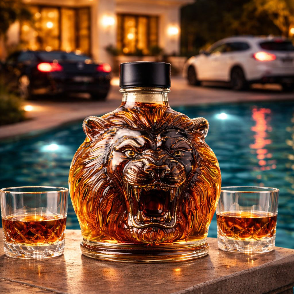 Carafe à whisky – Édition Lion | Maya Deauville