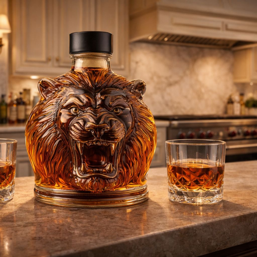 Carafe à whisky – Édition Lion | Maya Deauville
