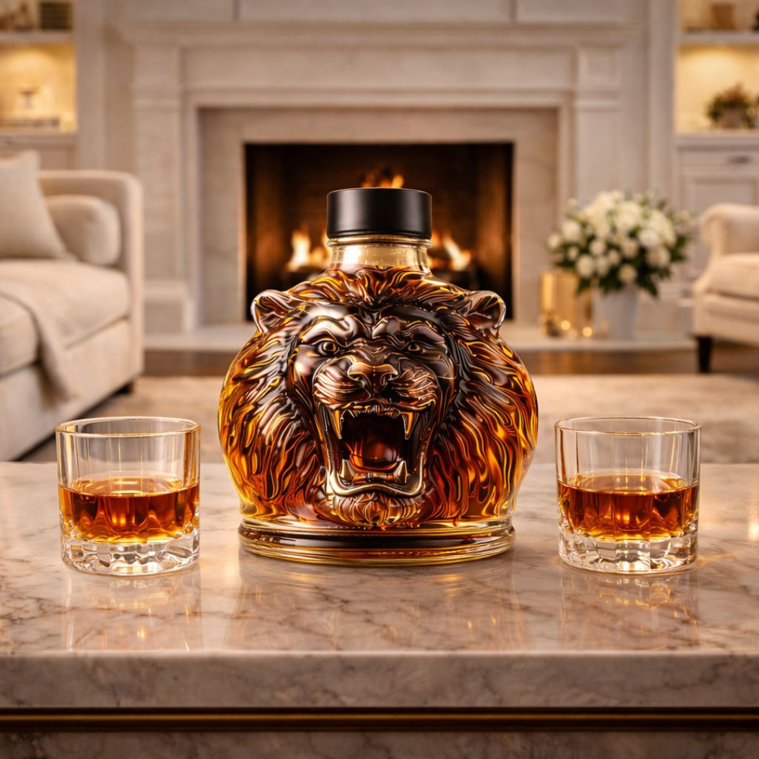 Carafe à whisky – Édition Lion | Maya Deauville