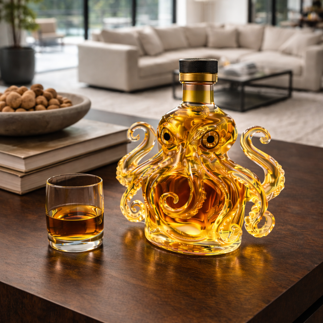 Carafe à whisky – Édition Pieuvre | Maya Deauville