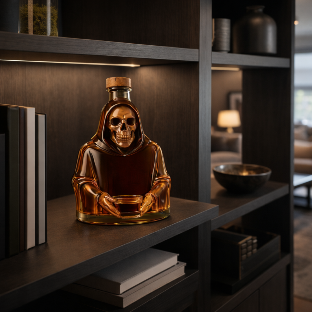 Carafe à whisky – Édition Tête de mort | Maya Deauville