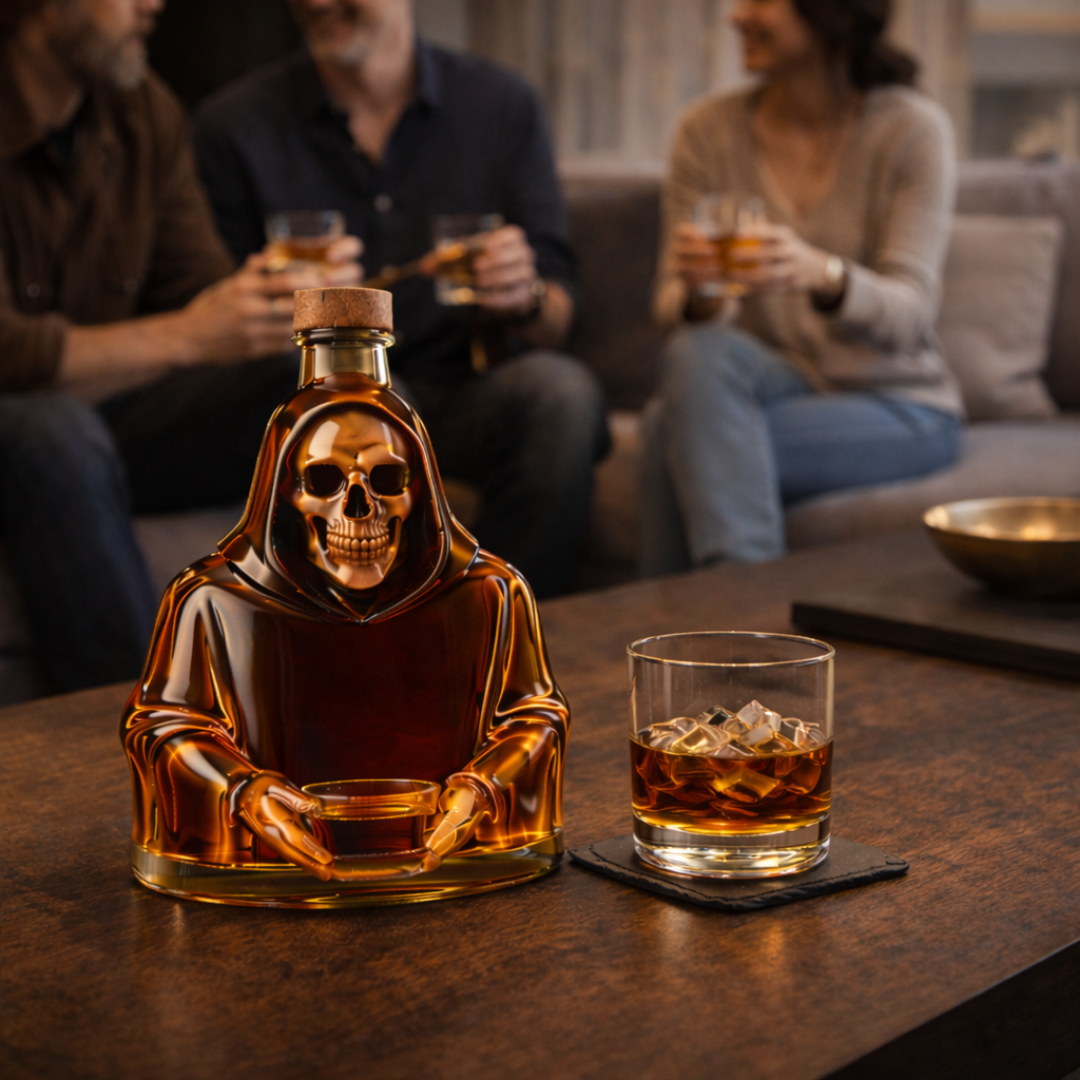 Carafe à whisky – Édition Tête de mort | Maya Deauville
