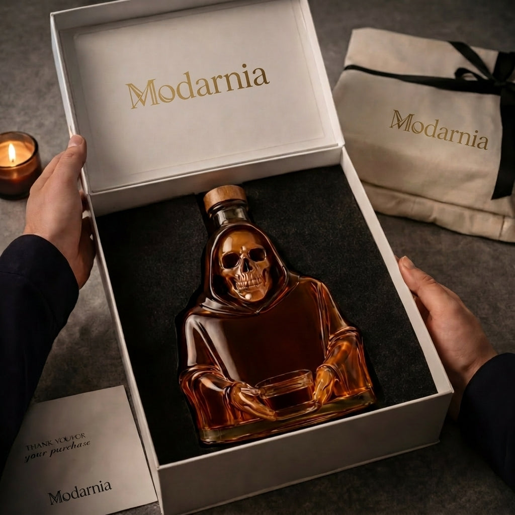 Carafe à whisky – Édition Tête de mort | Maya Deauville