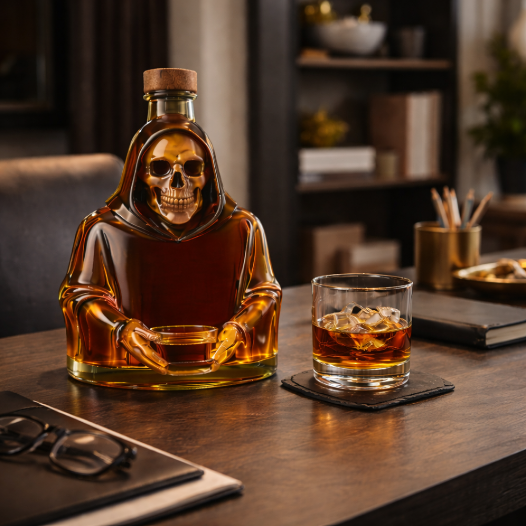Carafe à whisky – Édition Tête de mort | Maya Deauville