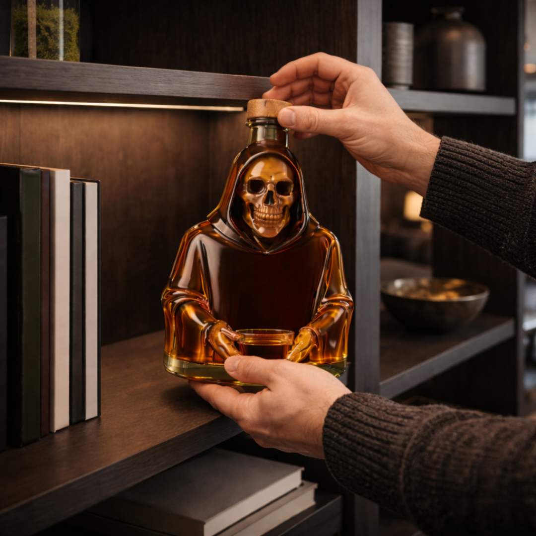 Carafe à whisky – Édition Tête de mort | Maya Deauville