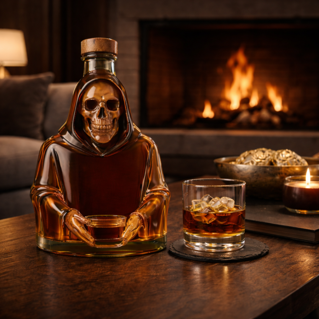 Carafe à whisky – Édition Tête de mort | Maya Deauville