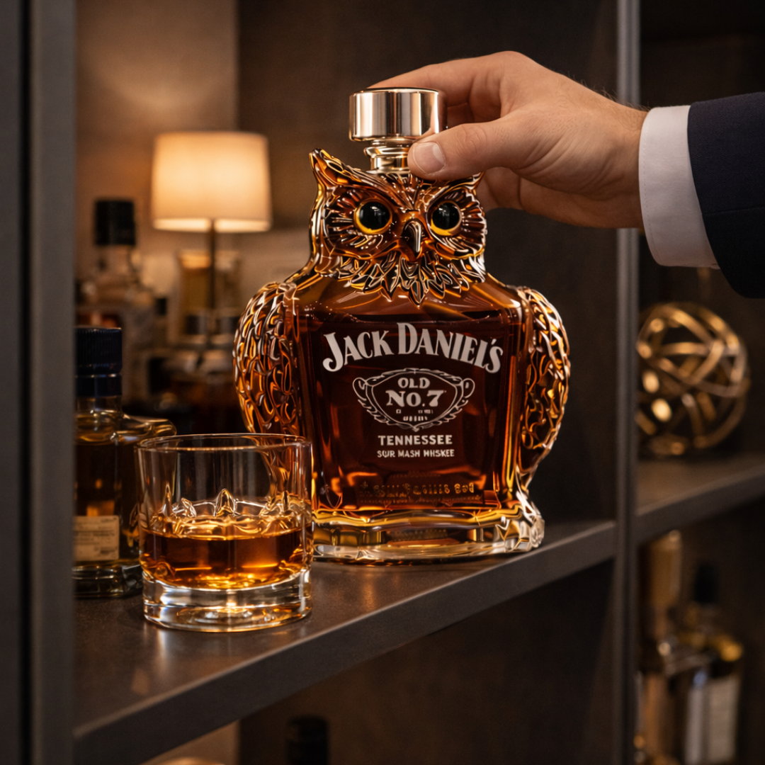 Carafe à whisky – Édition Chouette | Maya Deauville