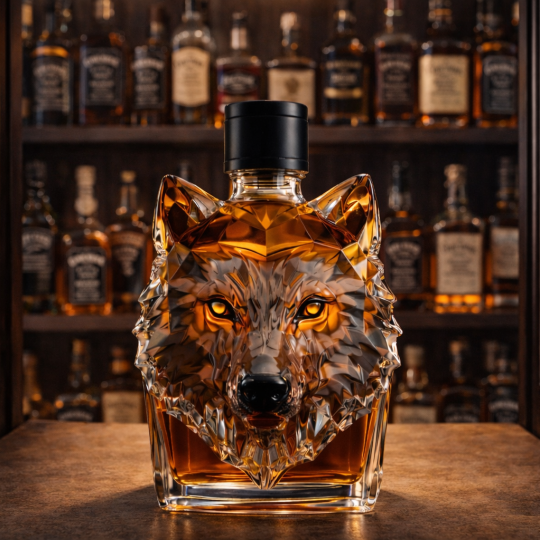 Carafe à whisky – Édition Loup | Maya Deauville