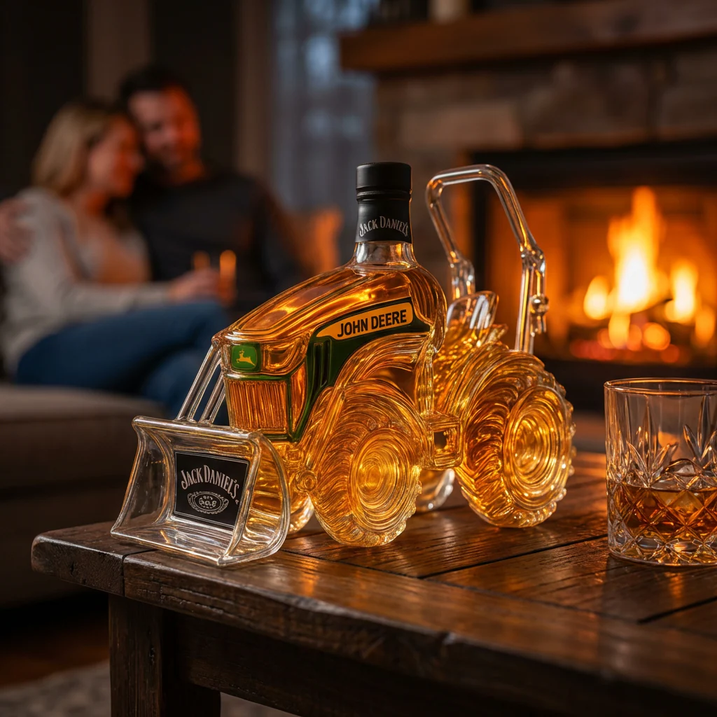 Carafe à whisky – Édition Tracteur vintage | Maya Deauville