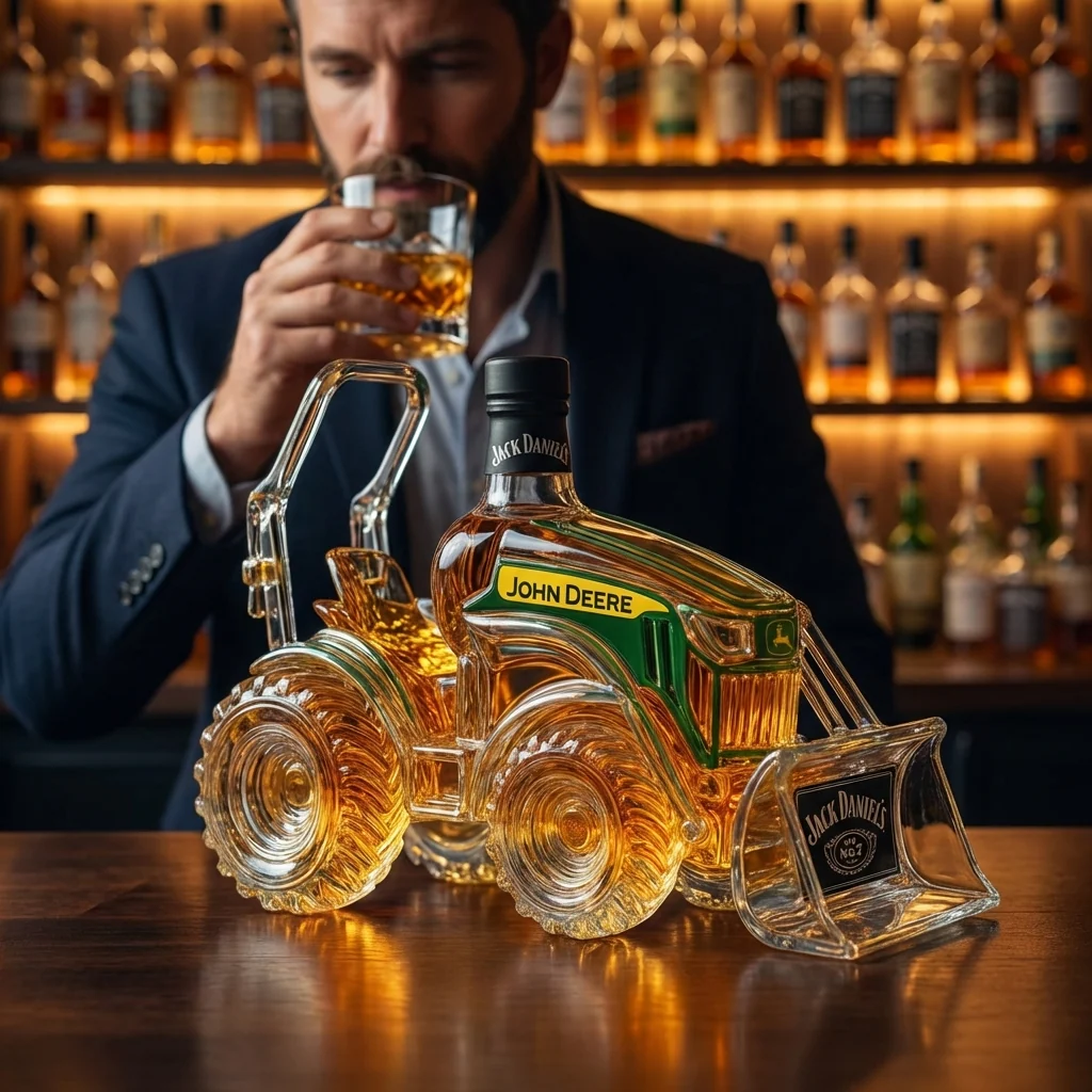 Carafe à whisky – Édition Tracteur vintage | Maya Deauville