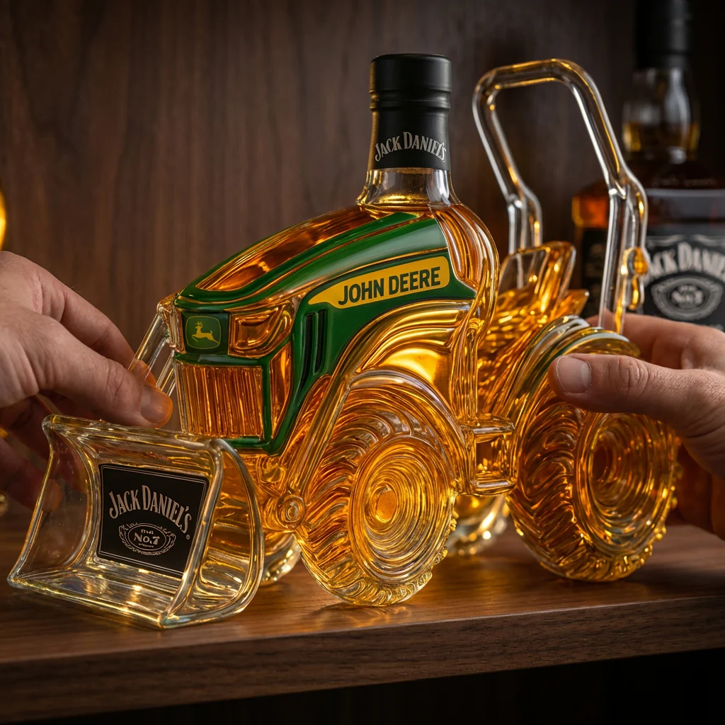 Carafe à whisky – Édition Tracteur vintage | Maya Deauville