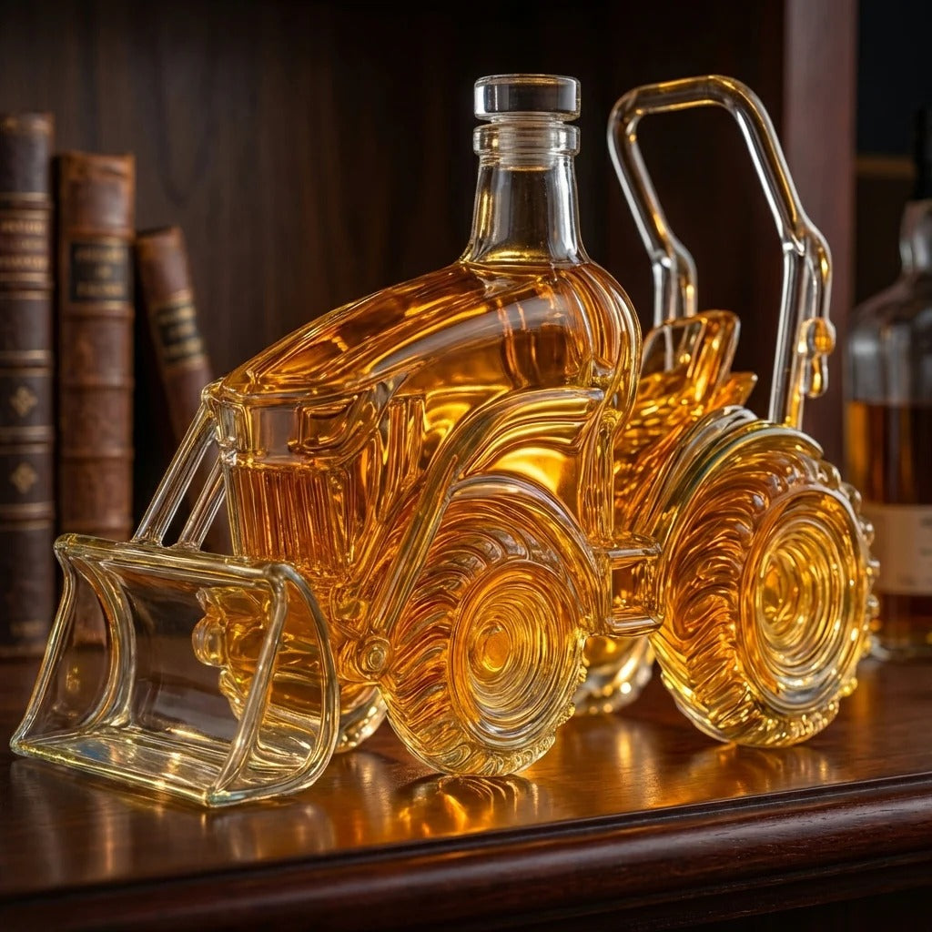 Carafe à whisky – Édition Tracteur vintage | Maya Deauville