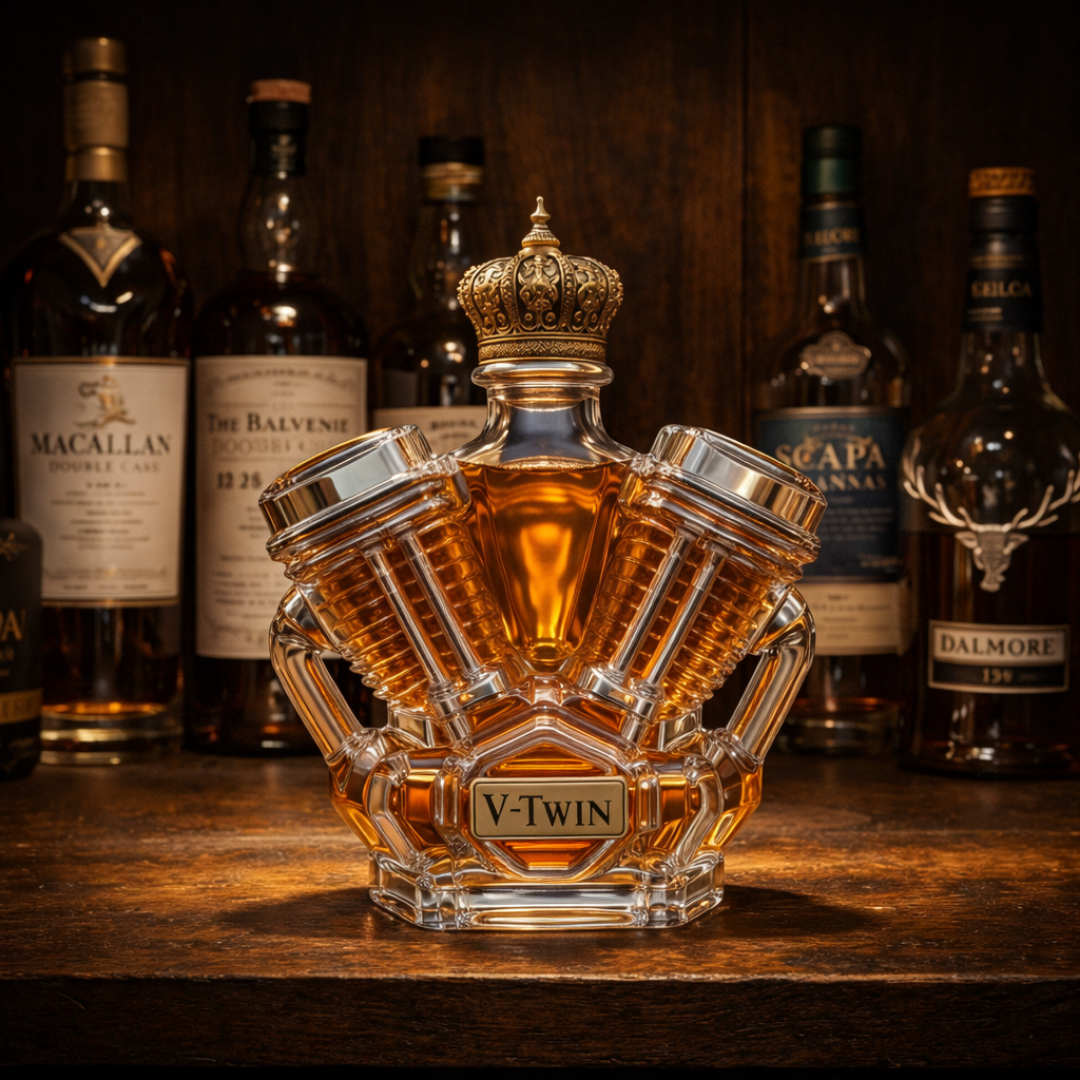 Carafe à whisky – Édition Moteur V8 | Maya Deauville
