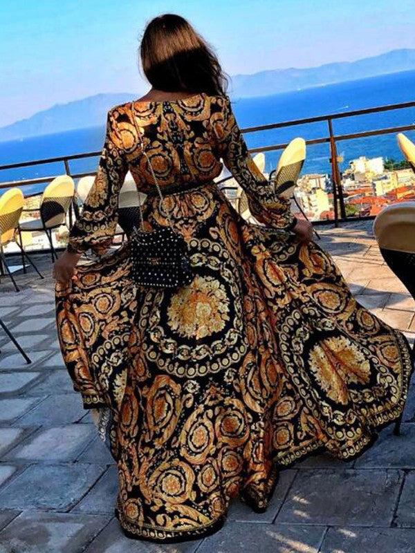 Faye™ | Robe imprimée bohème | Maya Deauville