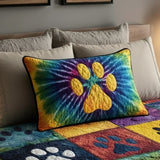 Housse de coussin matelassée – Pattes amoureuses
