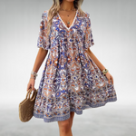 Quinley™ | Robe bohème évasée | Maya Deauville