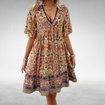 Quinley™ | Robe bohème évasée | Maya Deauville