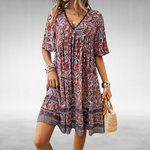Quinley™ | Robe bohème évasée | Maya Deauville