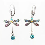 Lacey™ | boucles d’oreilles libellule finement gravées | Maya Deauville