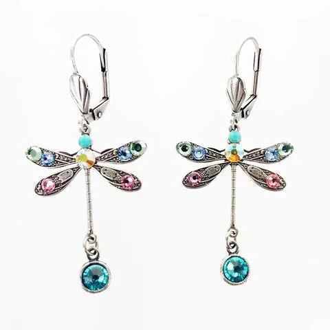Lacey™ | boucles d’oreilles libellule finement gravées | Maya Deauville