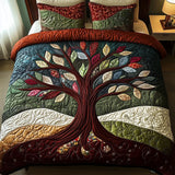 Parure de lit matelassée 3 pièces – Étreinte de la nature