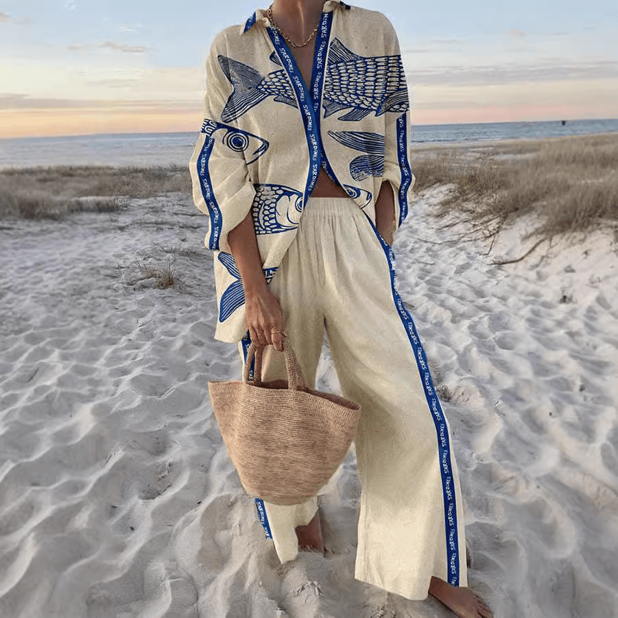 Ensemble de Plage avec Pantalon | Maya Deauville
