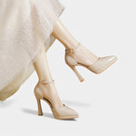 Talons en Cuir Evette | Maya Deauville