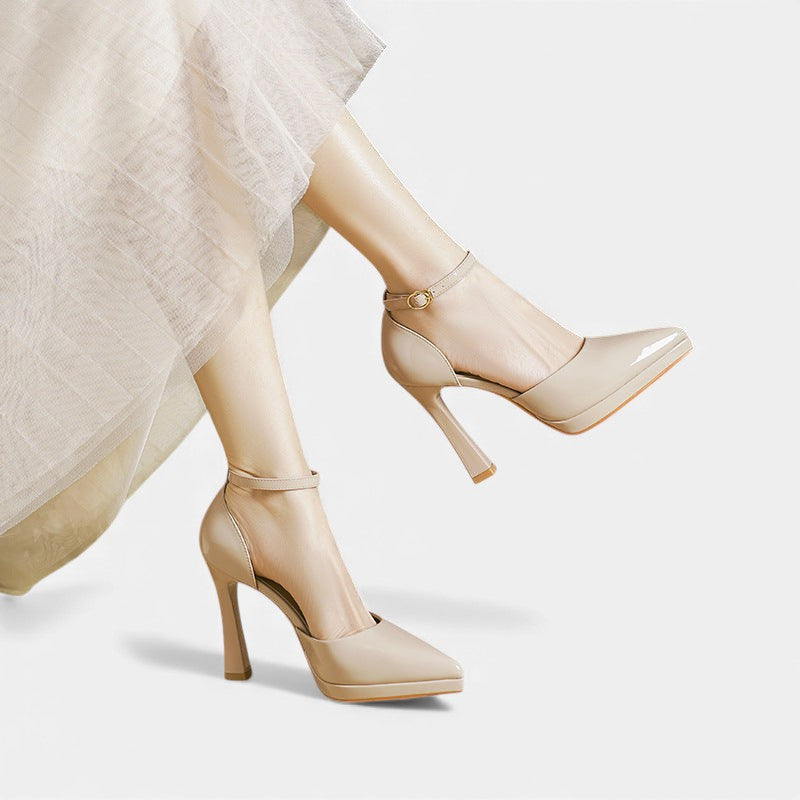 Talons en Cuir Evette | Maya Deauville